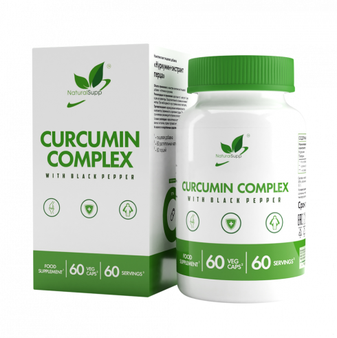 Natural Supp Curcumin complex, 60 капсул