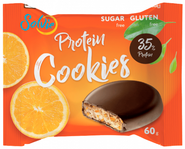 Solvie Protein Cookies глазированное, 60 грамм