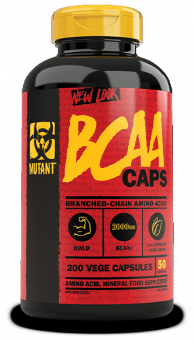 Fit Foods Mutant BCAA Capsules, 200 вег.капс