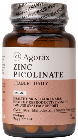 Agorax Zinc Picolinate, 60 таблеток