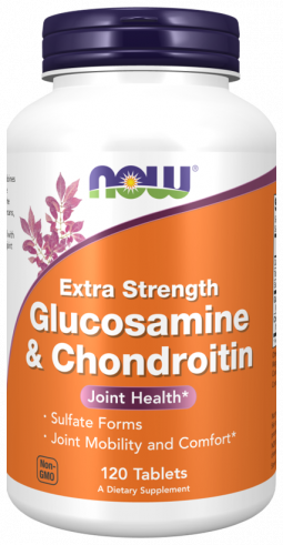 NOW Glucosamin &amp; Chondroitin, Глюкозамин с Хондроитином, 120 таблеток