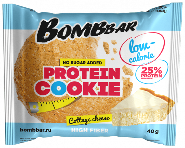 Bombbar Protein Cookie Low-Calorie, 40 грамм