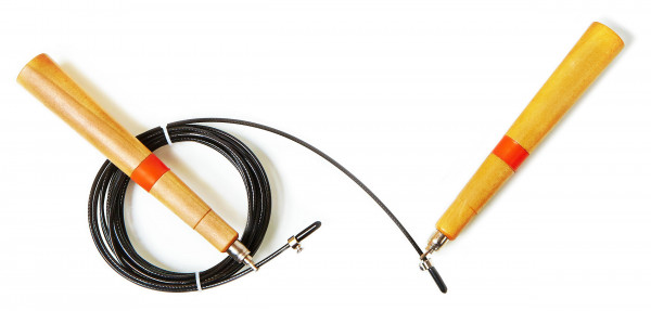 HVAT Скоростная скакалка деревянные ручки