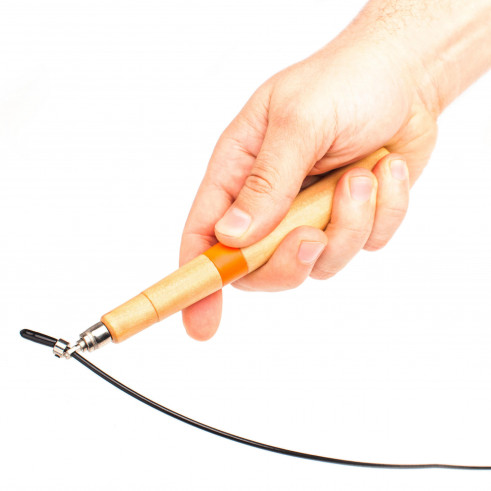 HVAT Скоростная скакалка деревянные ручки