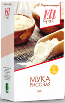 Fit Feel Мука Рисовая, 500 гр
