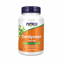 NOW Cordyceps 750 mg, 90 капсул