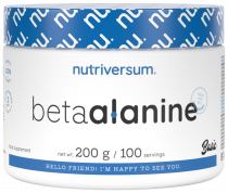 Nutriversum Beta-Alanine, Бета-Аланин, 200 грамм