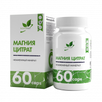 Natural Supp Magnesium Citrate, 60 капсул