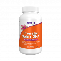 NOW Prenatal Gels+DHA, 180 капсул