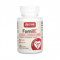 Jarrow Formulas Famil E, 60 капсул