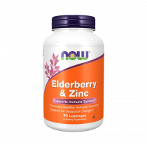 NOW Elderberry &amp; Zinc, 90 таблеток